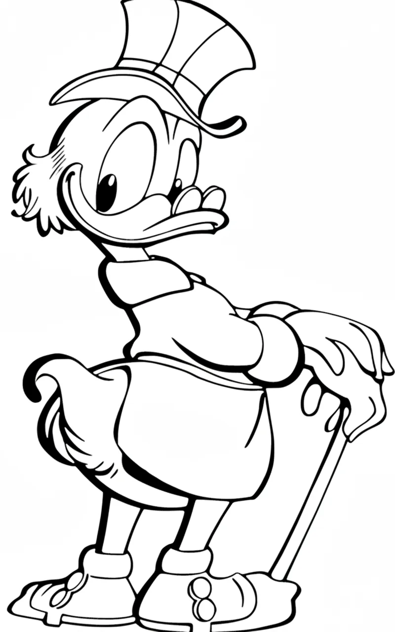 coloriage DuckTales à imprimer gratuitement pdf