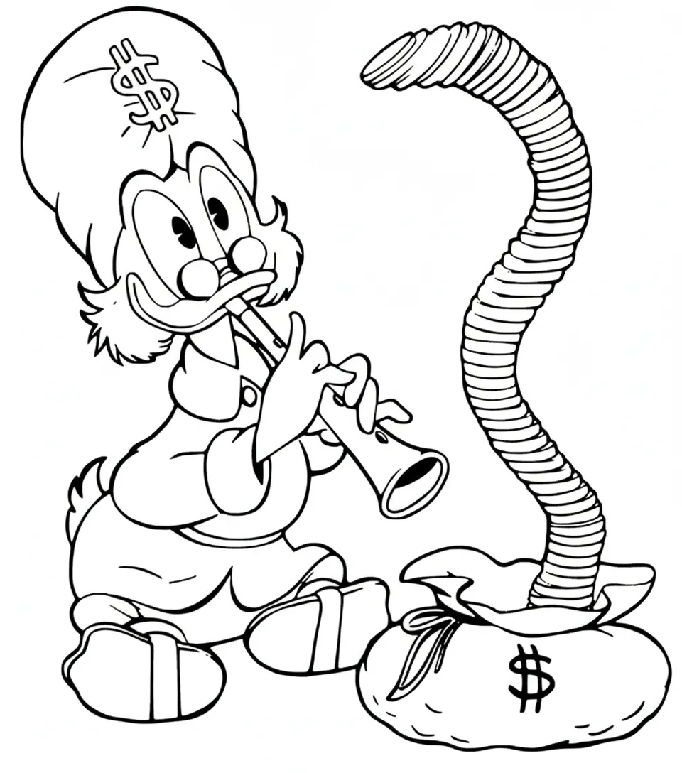 coloriage DuckTales gratuit pour enfants