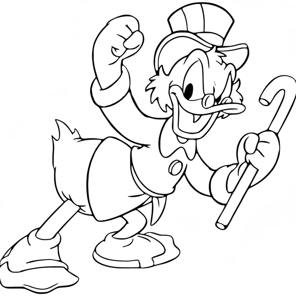 coloriage DuckTales gratuit pour enfants 1