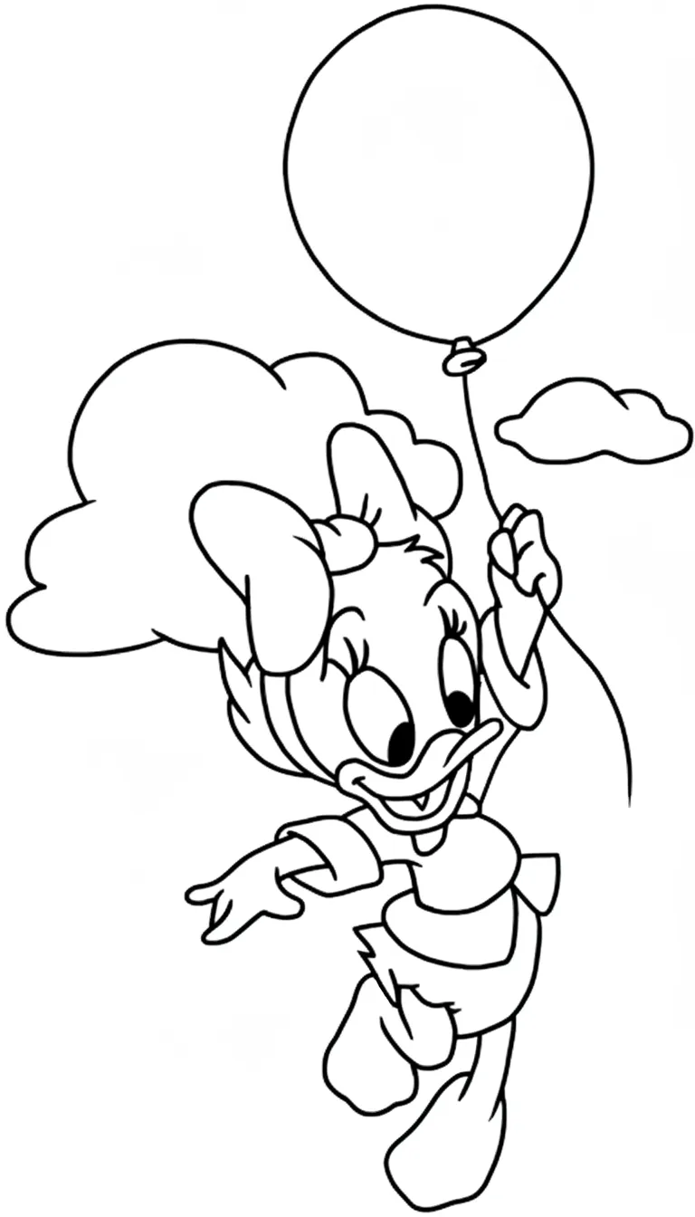 coloriage DuckTales à imprimer pour enfants 1