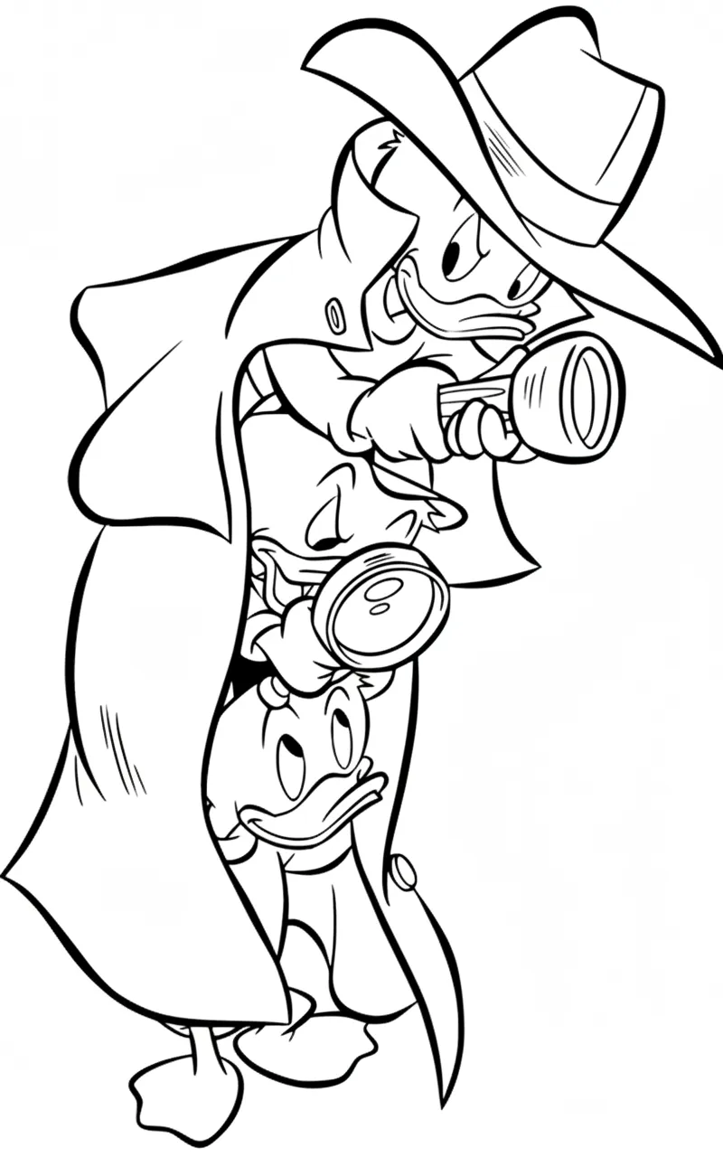 coloriage DuckTales a imprimer gratuitement