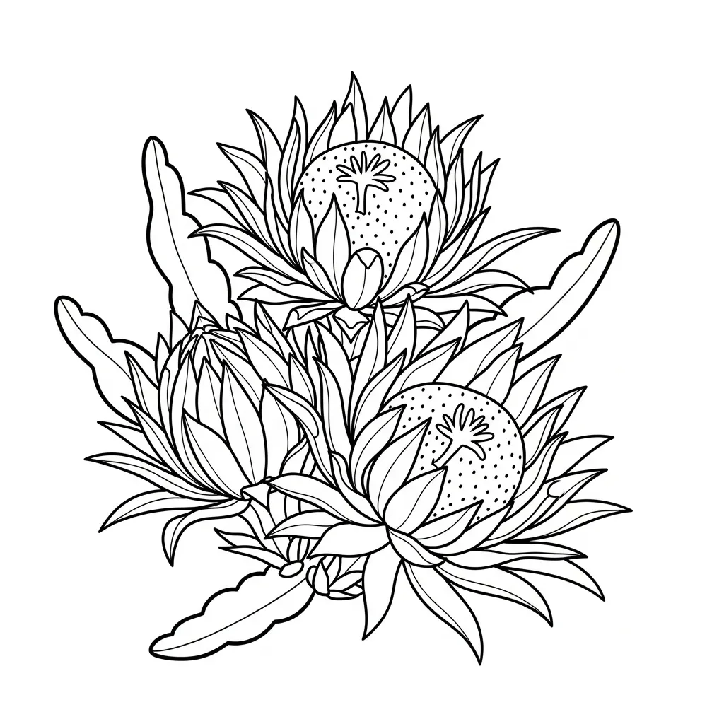 coloriage Fruit du Dragon gratuit en ligne 1
