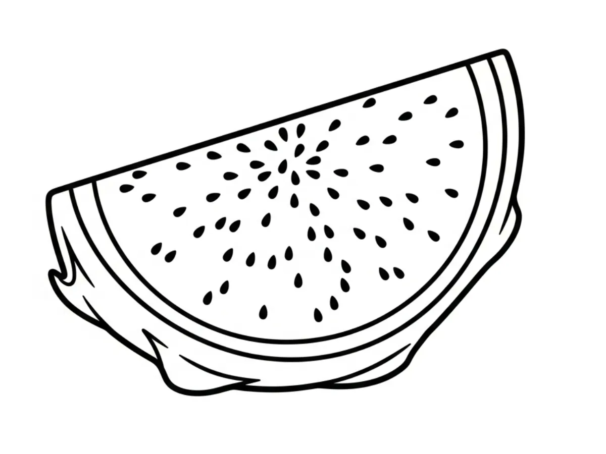 coloriage Fruit du Dragon à imprimer pour enfant de 9 ans