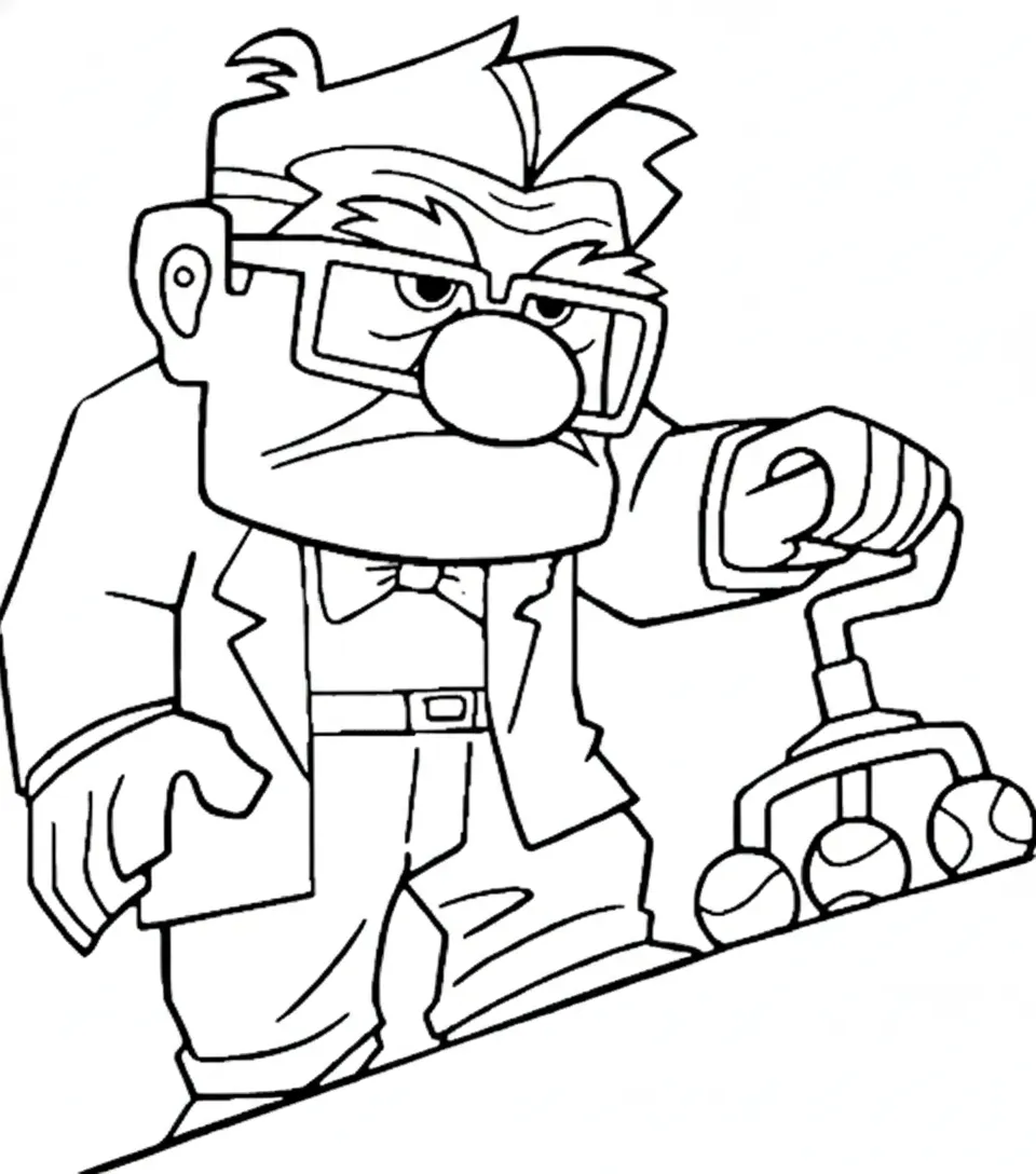 coloriage Là Haut à imprimer gratuitement pdf