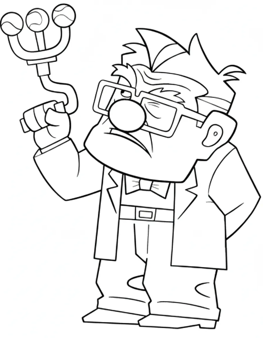 coloriage Là Haut à imprimer pour enfant de 9 ans