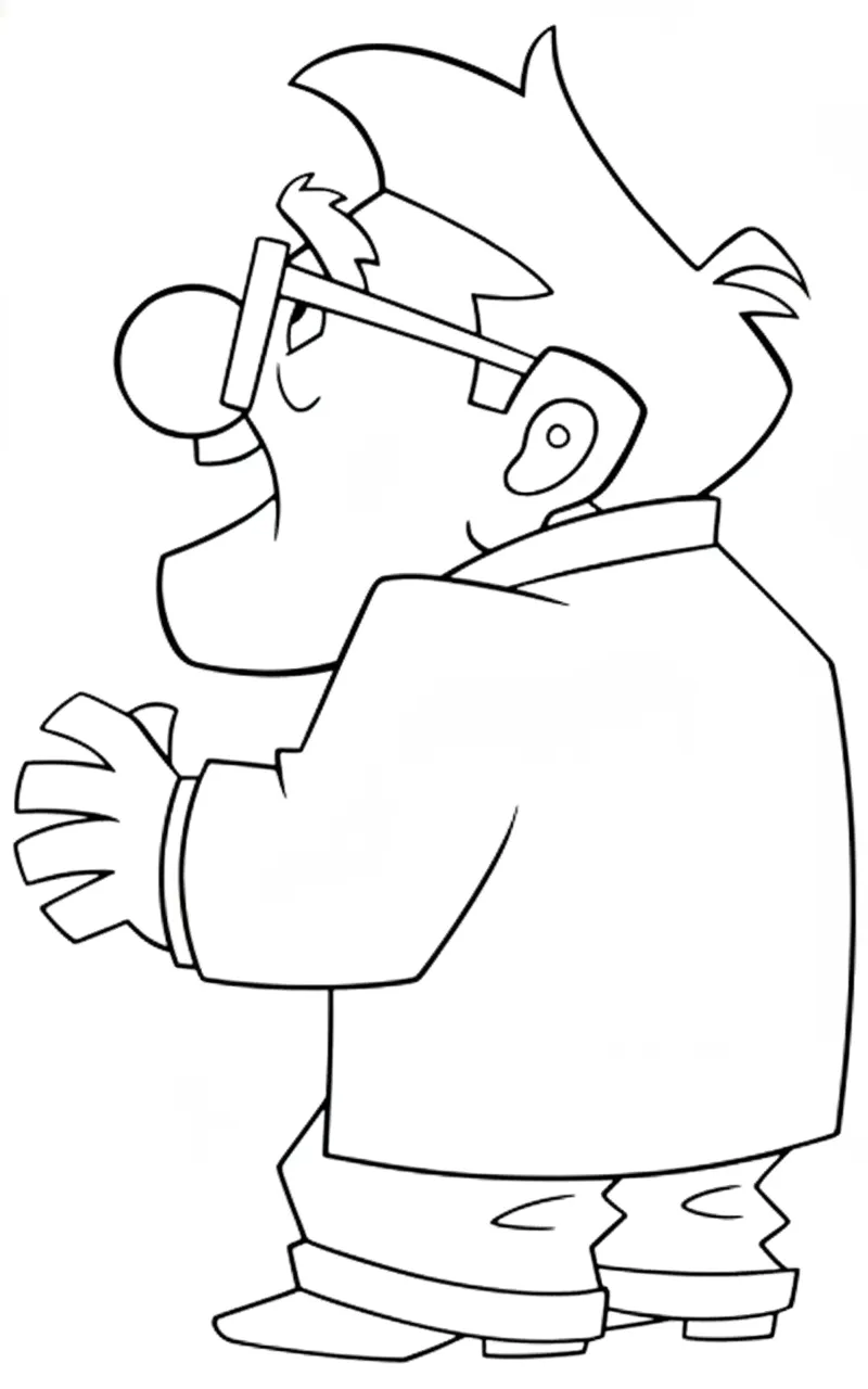 image pour coloriage Là Haut enfant