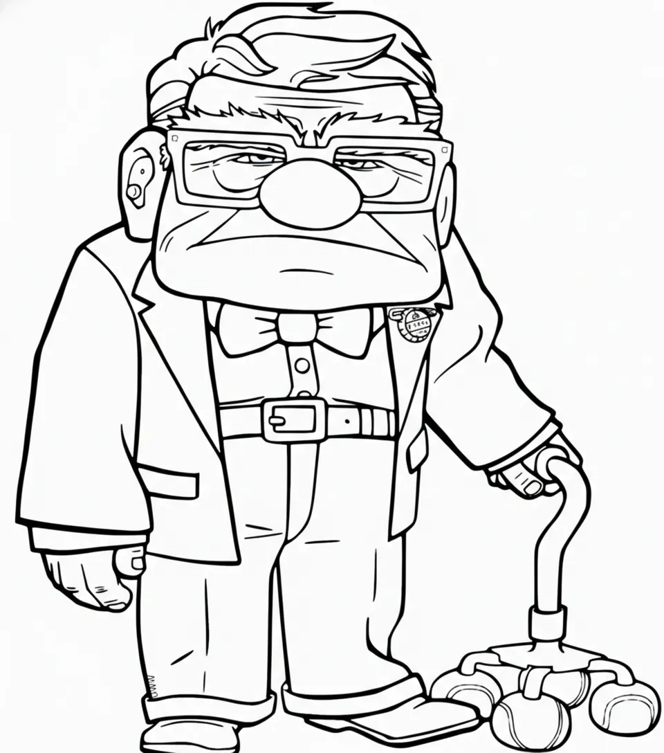 a imprimer coloriage Là Haut gratuit