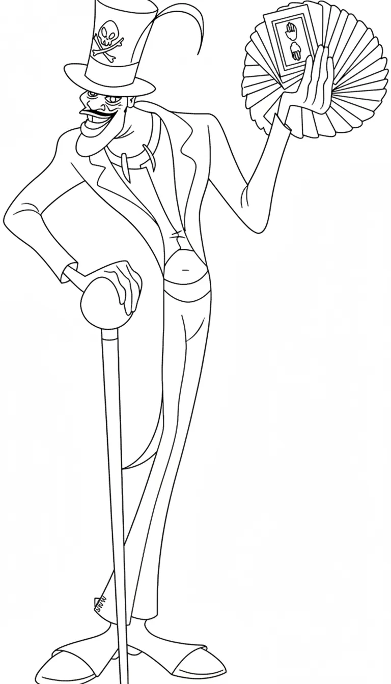 coloriage La Princesse et la Grenouille à imprimer gratuitement