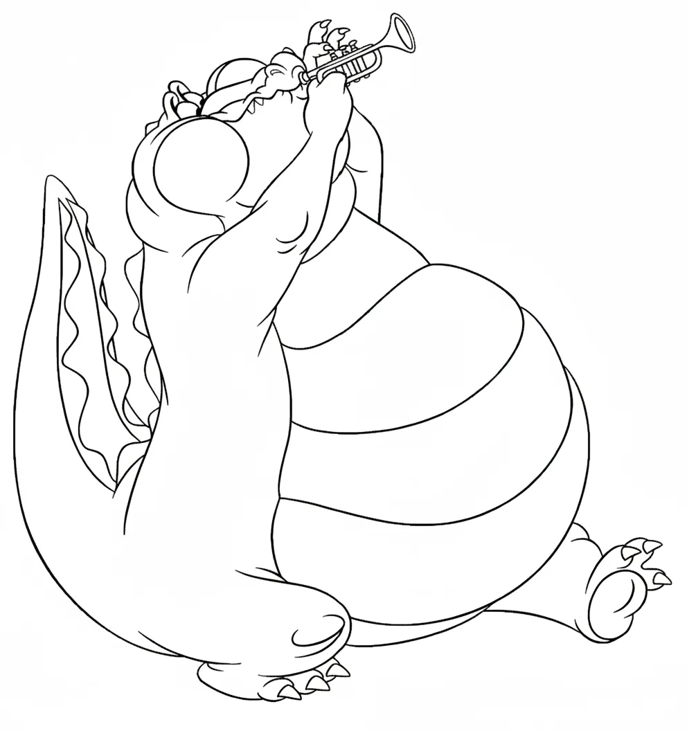 coloriage La Princesse et la Grenouille pour bebe a imprimer 1