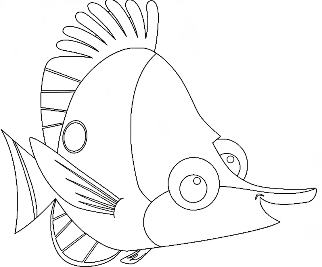 coloriage Le Monde de Nemo pour enfant de 5 ans