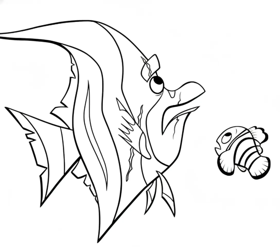 coloriage Le Monde de Nemo pour enfant