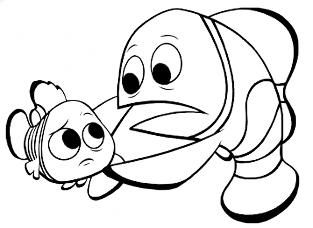 coloriage Le Monde de Nemo pour enfants