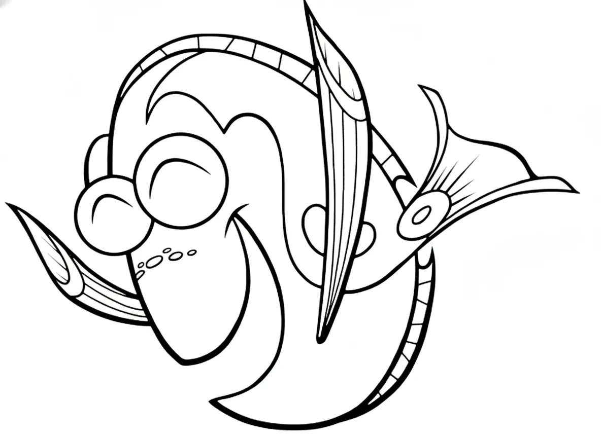 coloriage Le Monde de Nemo pour enfants 1