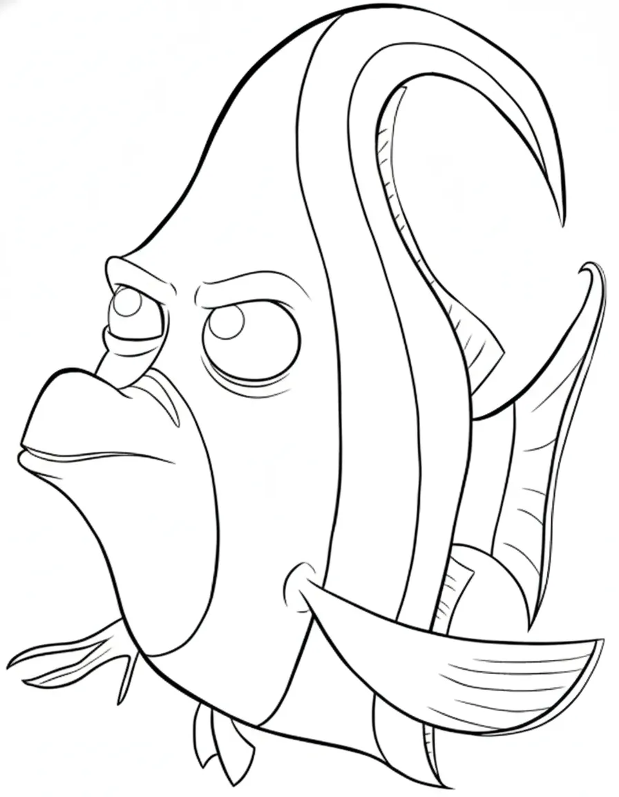 coloriage Le Monde de Nemo pour enfant de 3 ans