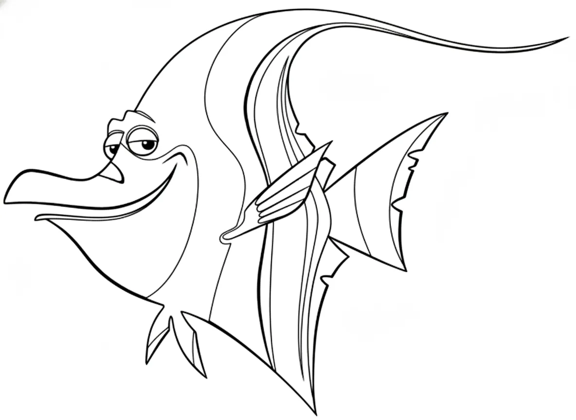 coloriage Le Monde de Nemo à imprimer gratuit