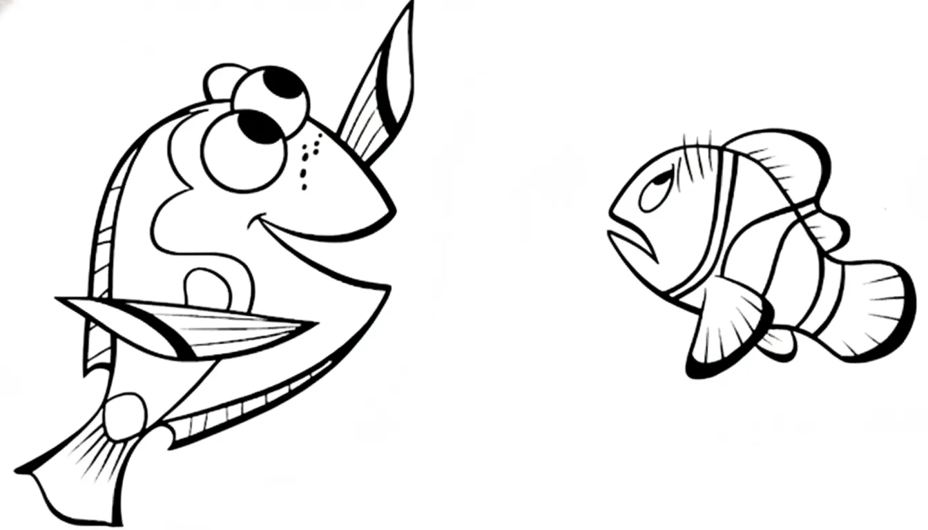 coloriage Le Monde de Nemo à imprimer gratuitement