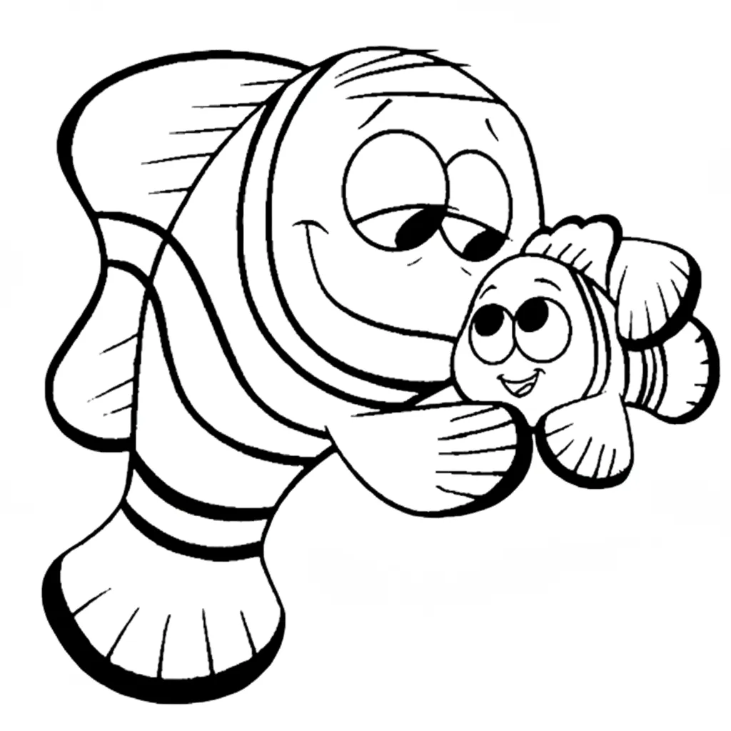 coloriage Le Monde de Nemo a dessiner en ligne 1