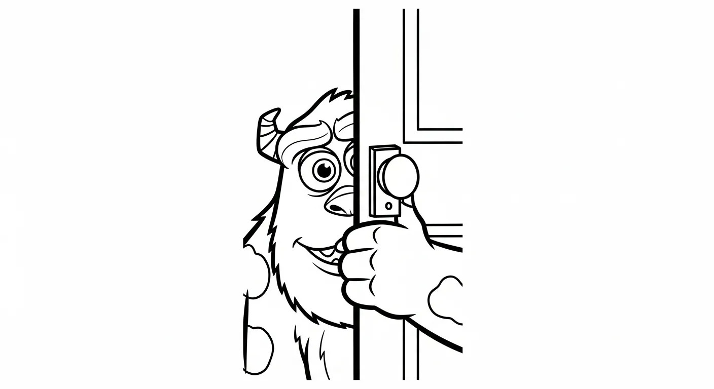 coloriage Monsters Inc en ligne pour enfant