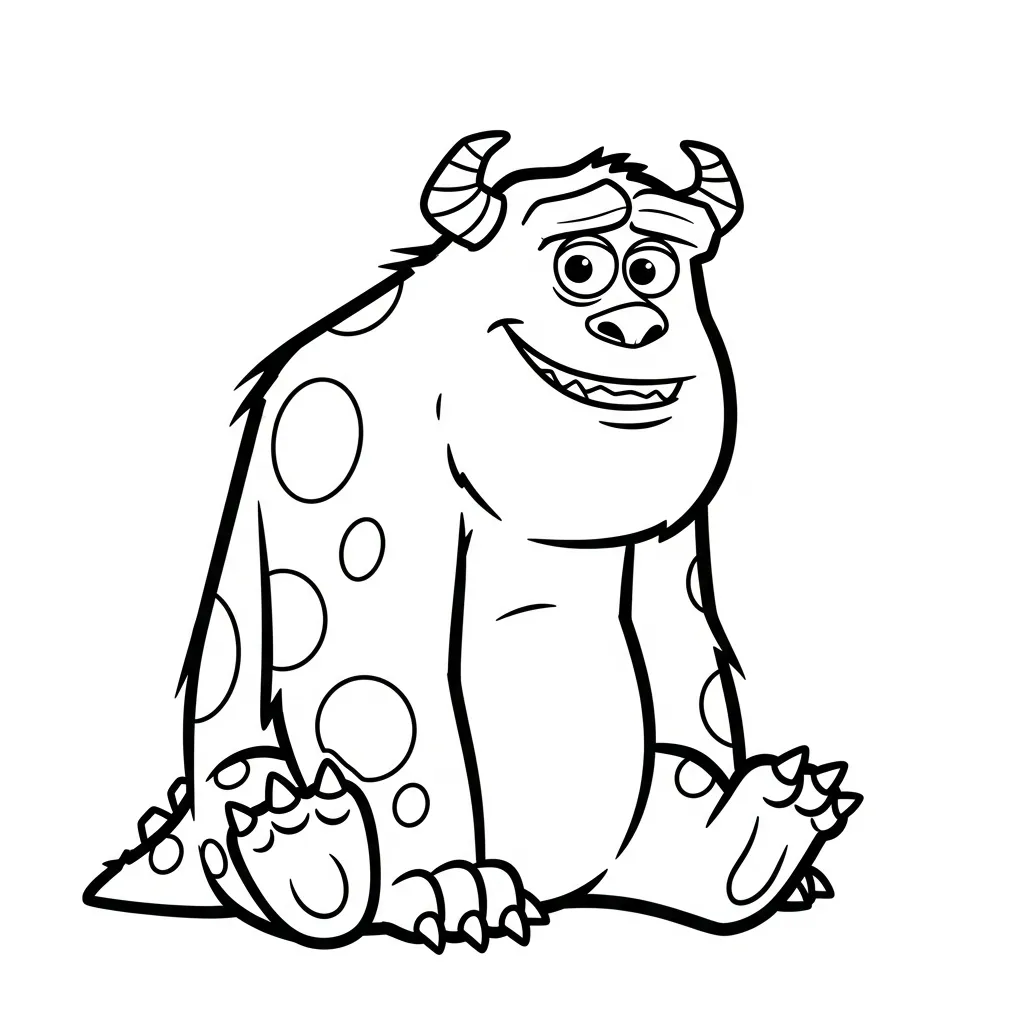 a imprimer coloriage Monsters Inc gratuit