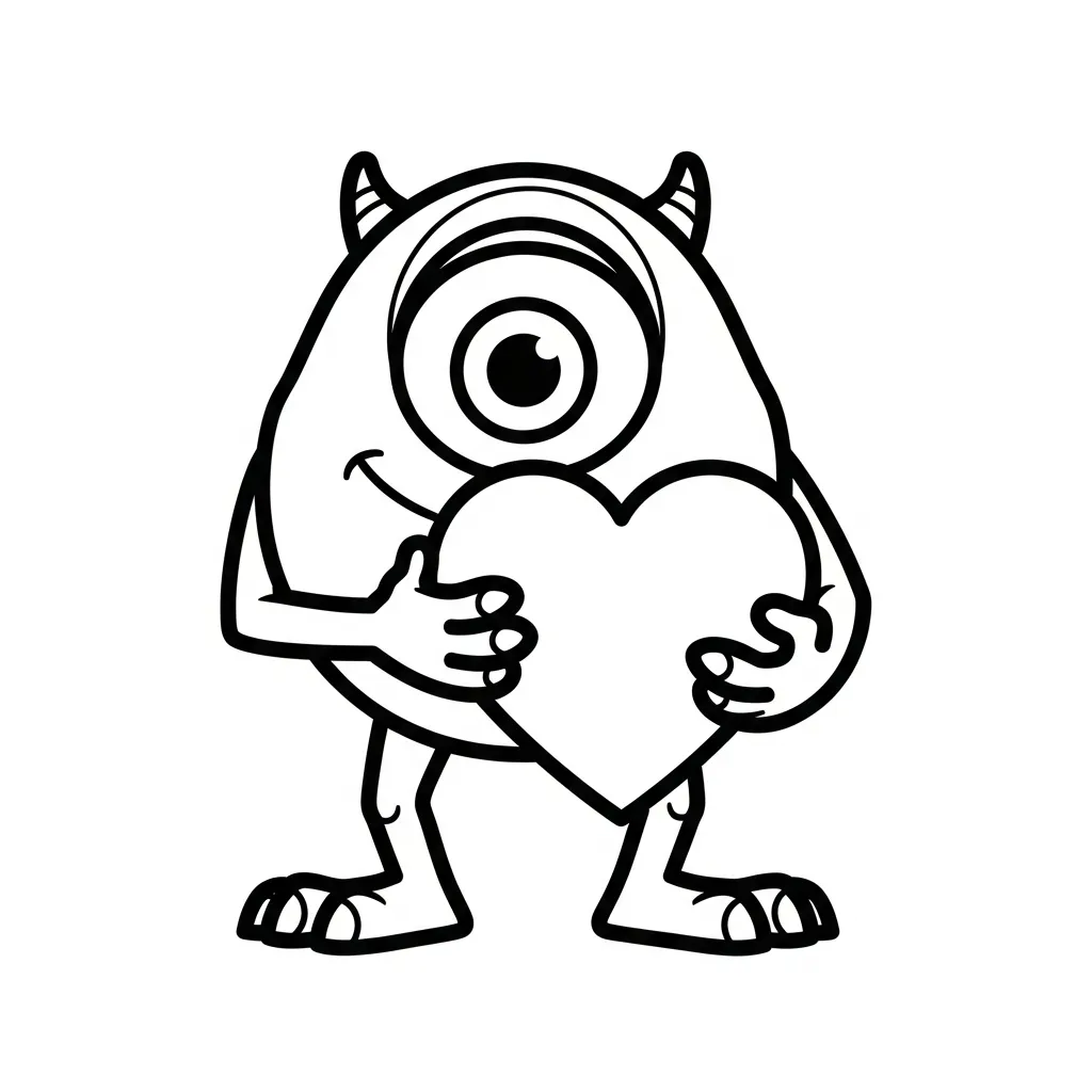 coloriage Monsters Inc gratuit