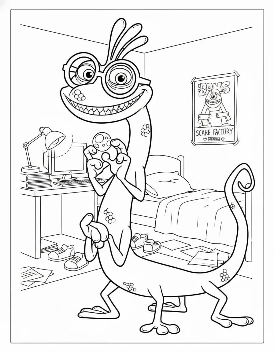 coloriage Monsters Inc pour enfants