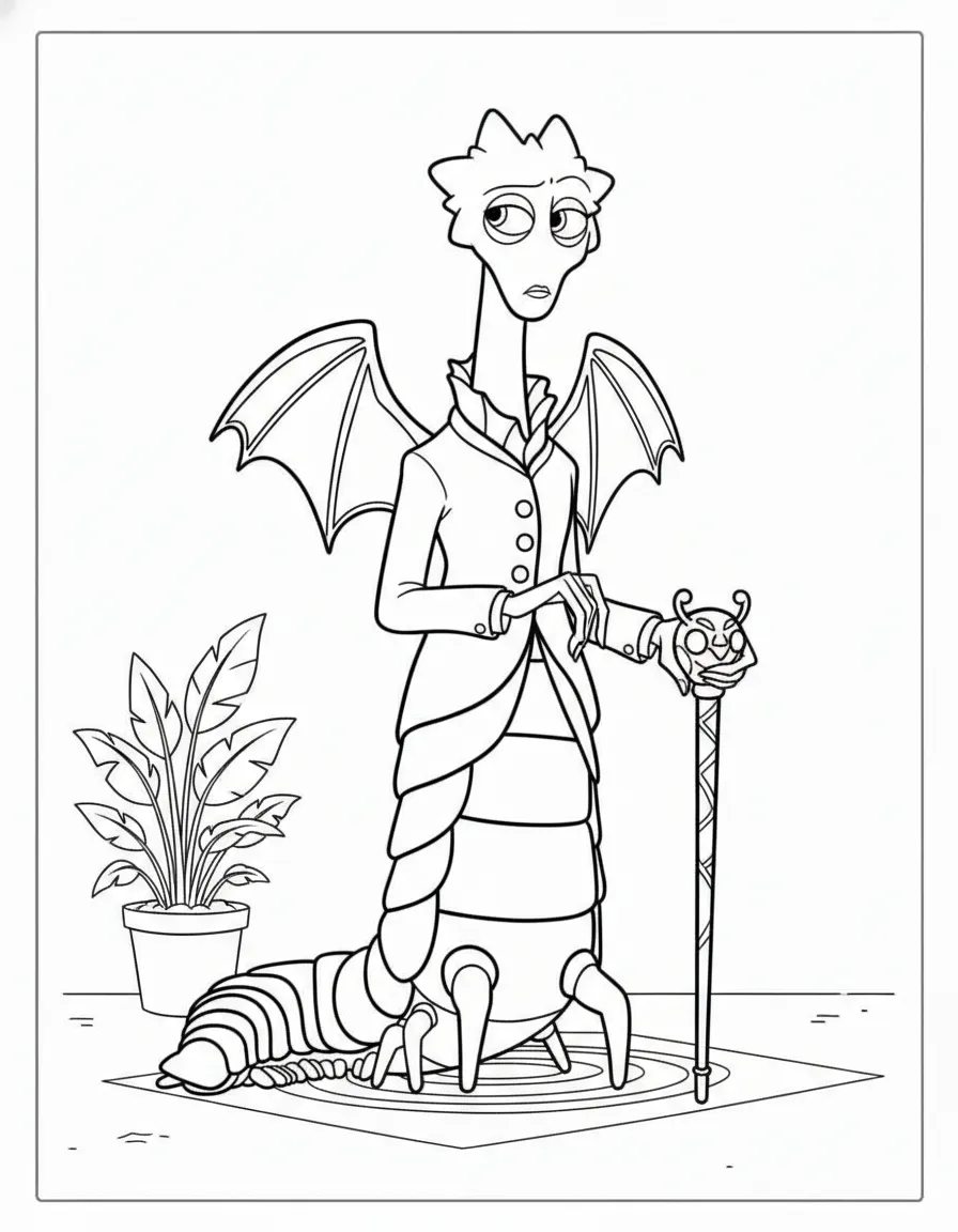 imprimer coloriage Monsters Inc pour enfant