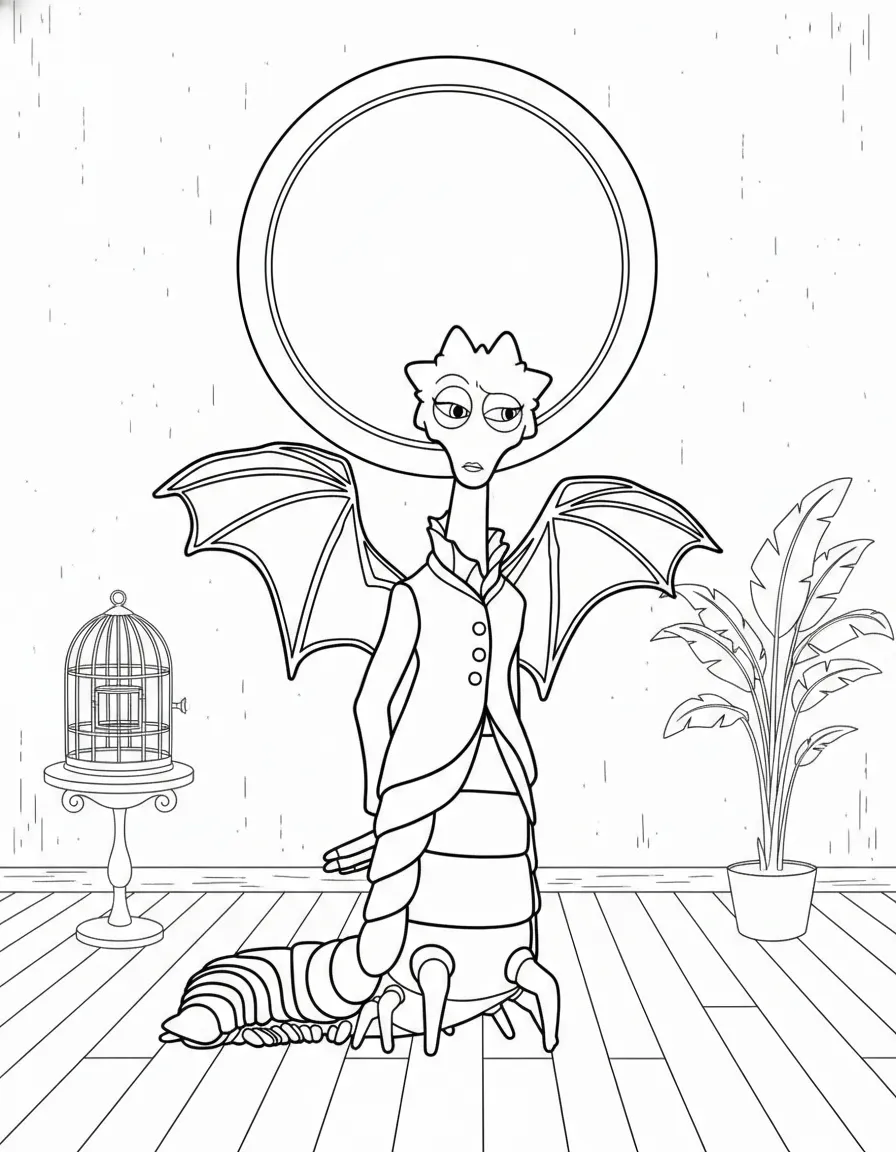 coloriage Monsters Inc pour primaire