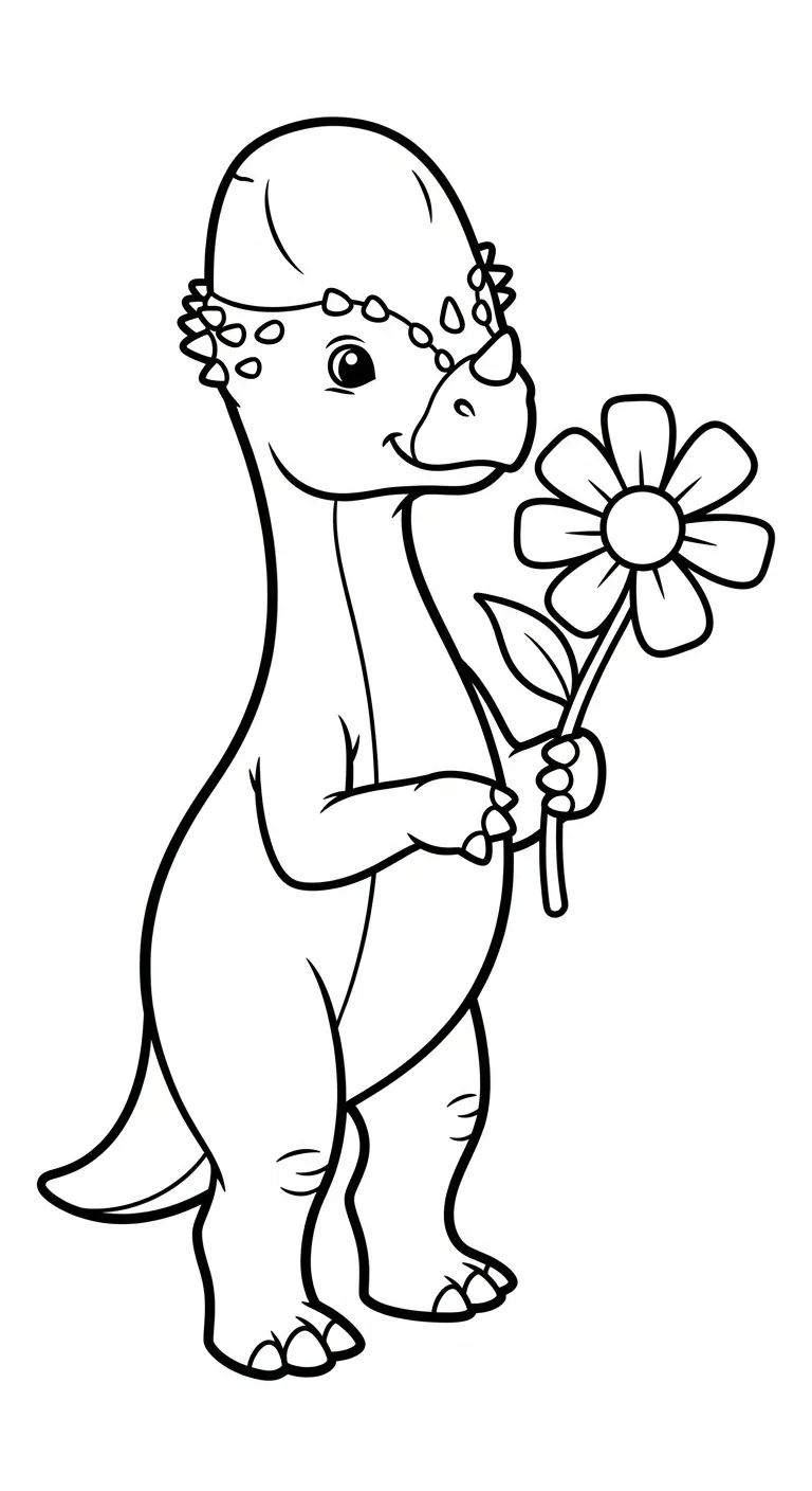 coloriage Pachycephalosaurus à imprimer
