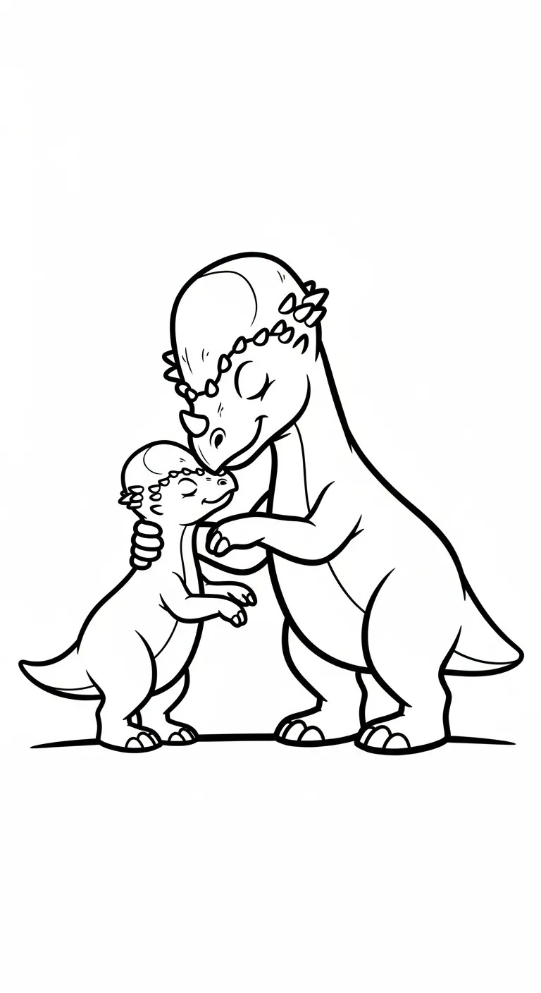 coloriage Pachycephalosaurus a colorier en ligne gratuitement