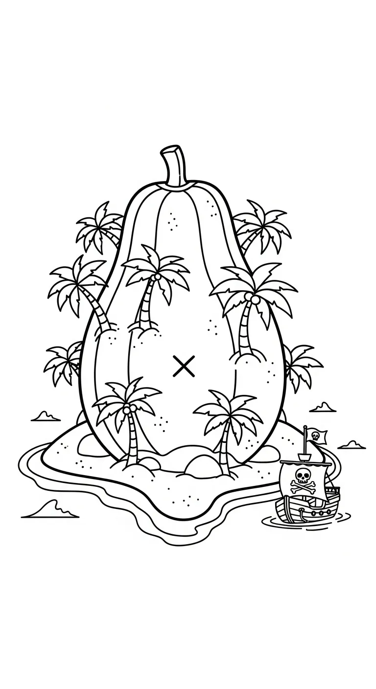 coloriage Papayer à imprimer