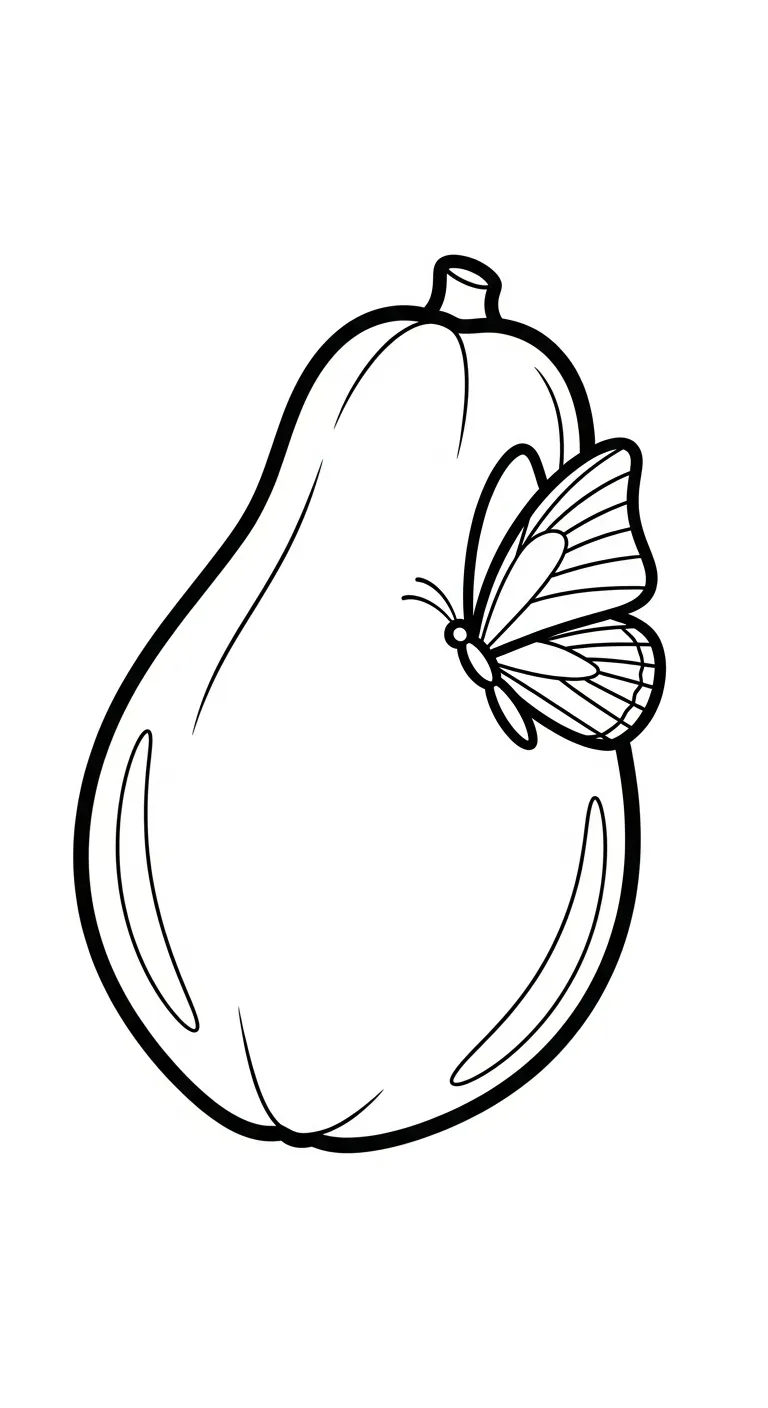 coloriage Papayer pour enfants a imprimer