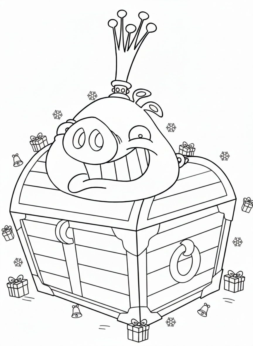 coloriage Angry Birds et decoupage