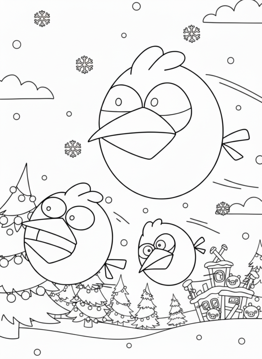 coloriage Angry Birds en ligne