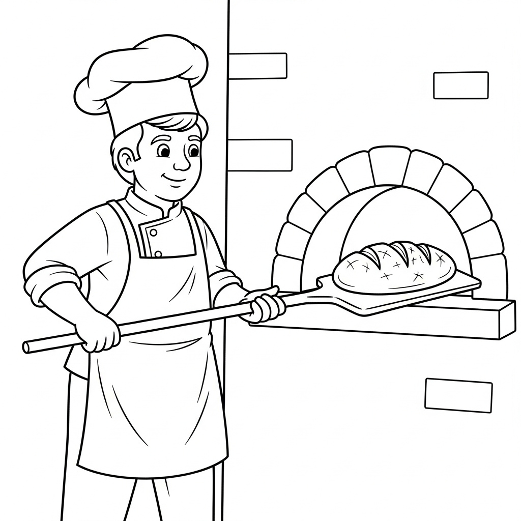 Uppdaterad kockmålarbild att skriva ut för ett 3-årigt barn