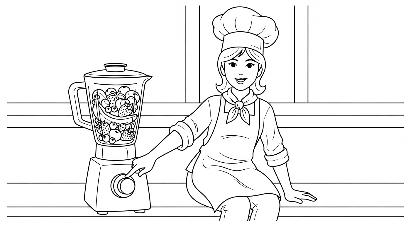 Uppdaterad kockmålarbild att skriva ut för ett 2-årigt barn