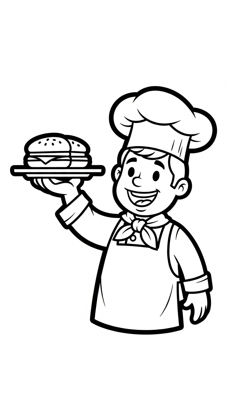 Uppdaterad kockmålarbild att skriva ut för ett 10-årigt barn