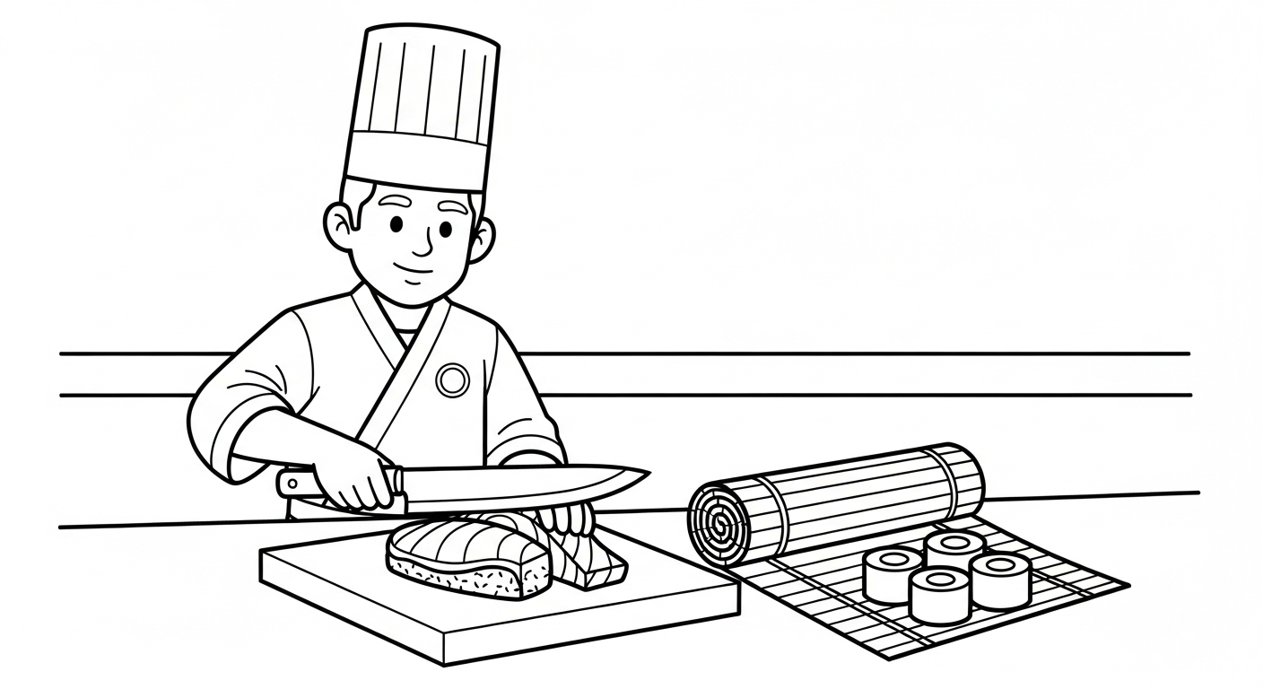 Kock målarbild uppdaterad för att rita och skriva ut 1