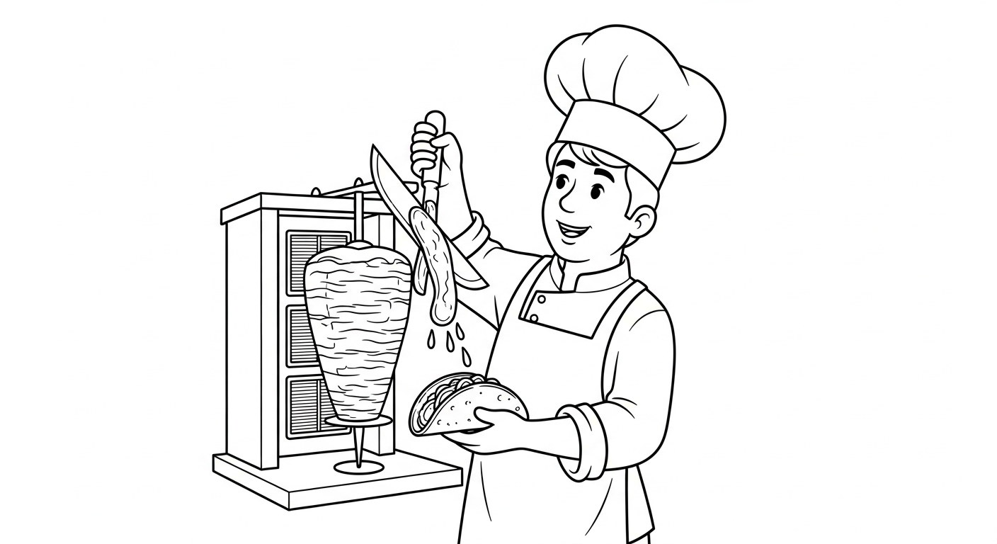 Uppdaterad målarbild för kockar för barn