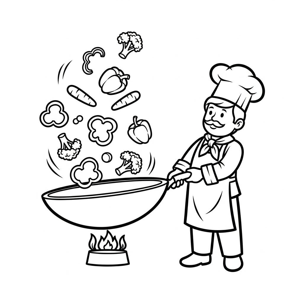 Gratis uppdaterad målarbild för kock online