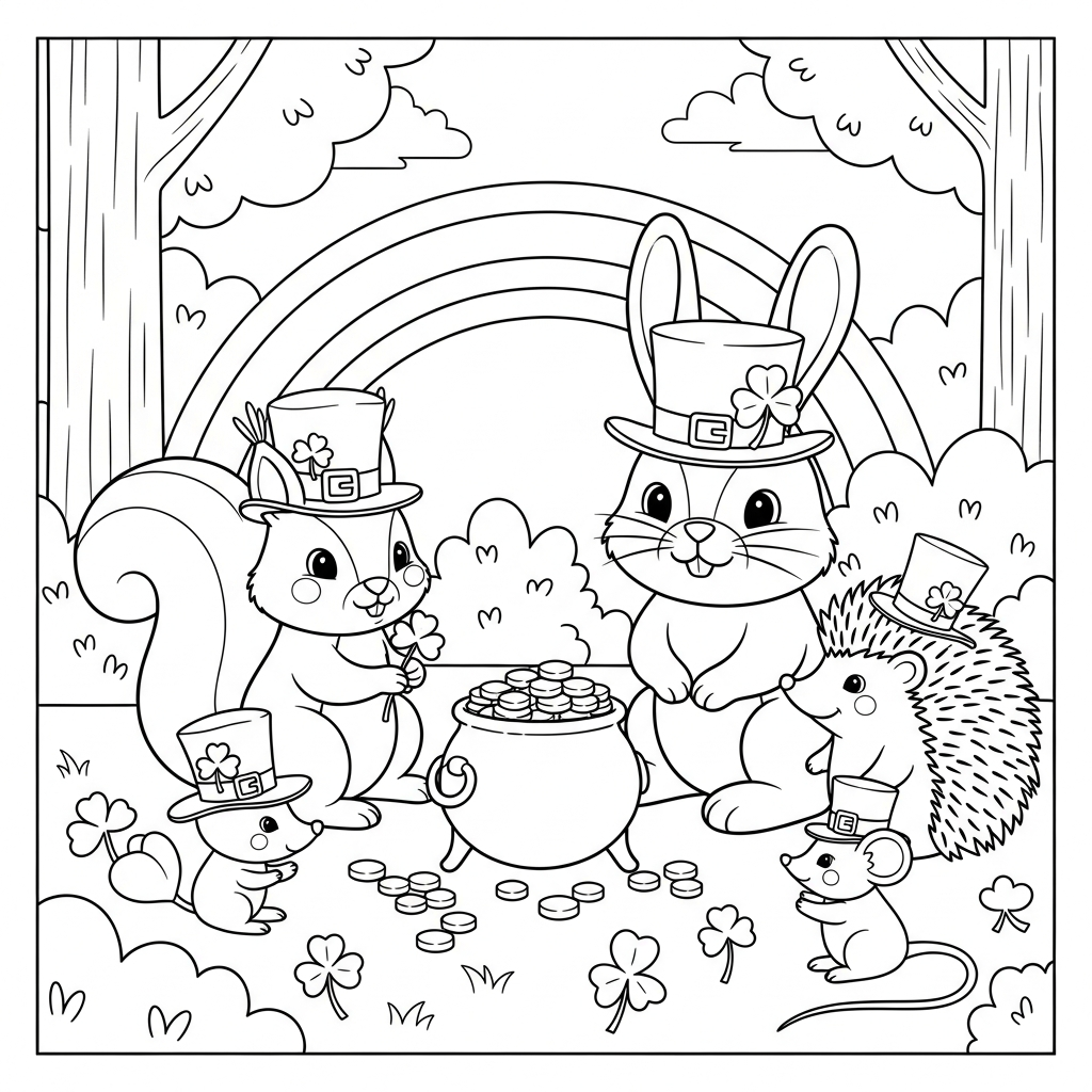 coloriage Fête de la Saint Patrick updated pour enfant de 10 ans