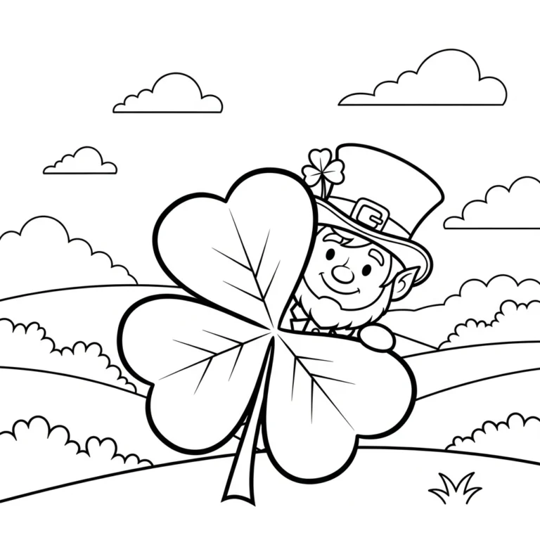 Coloriage Fête de la Saint Patrick