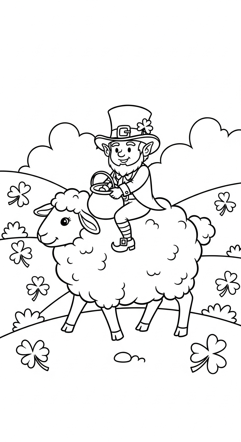 coloriage Fête de la Saint Patrick updated pour enfant de 8 ans