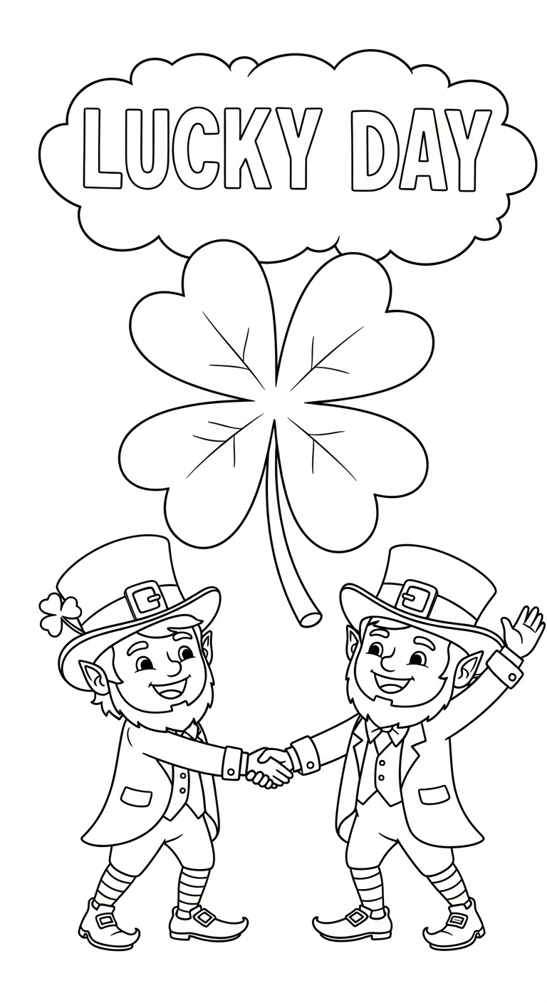 coloriage Fête de la Saint Patrick updated pour enfant de 7 ans