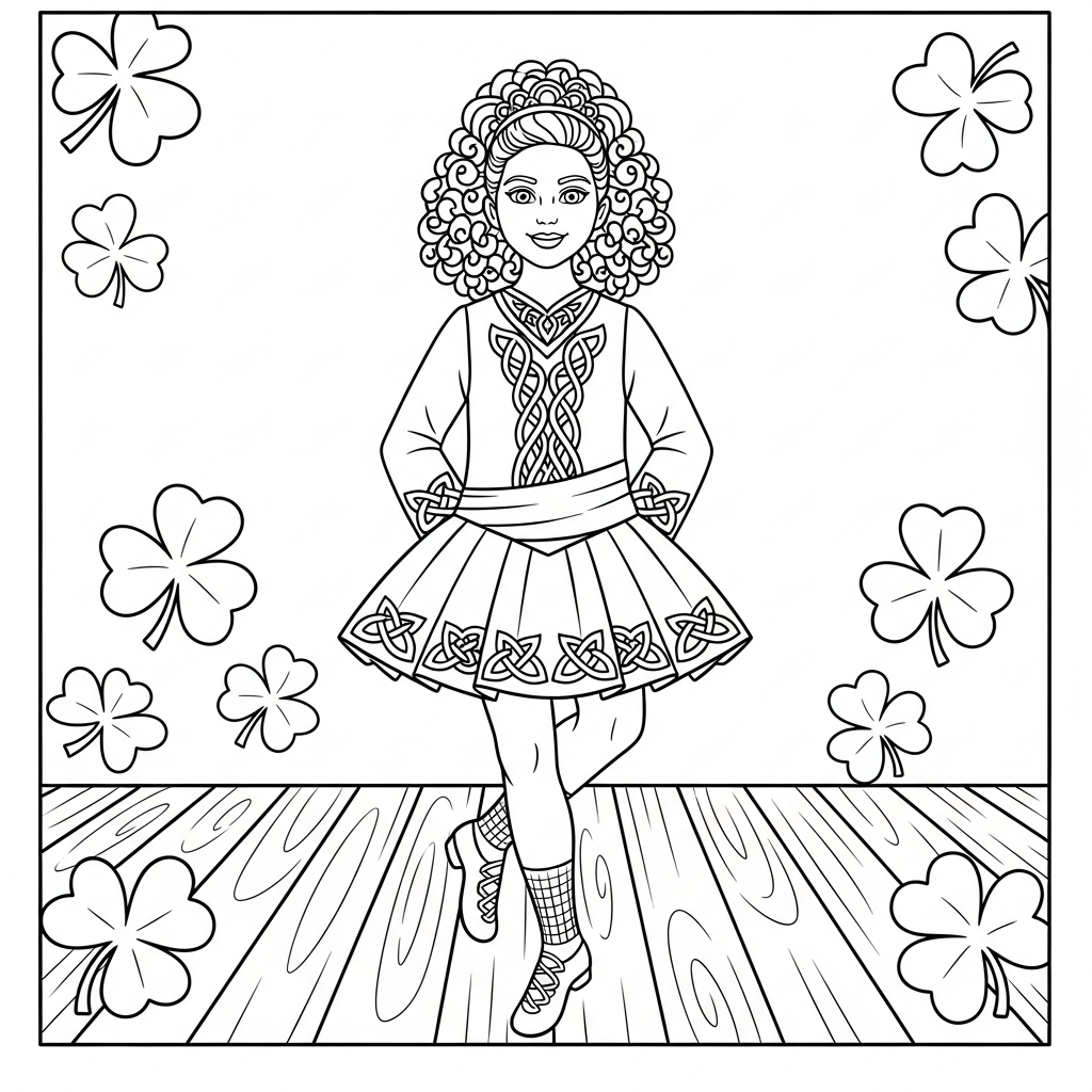 coloriage Fête de la Saint Patrick updated d'enfant a imprimer