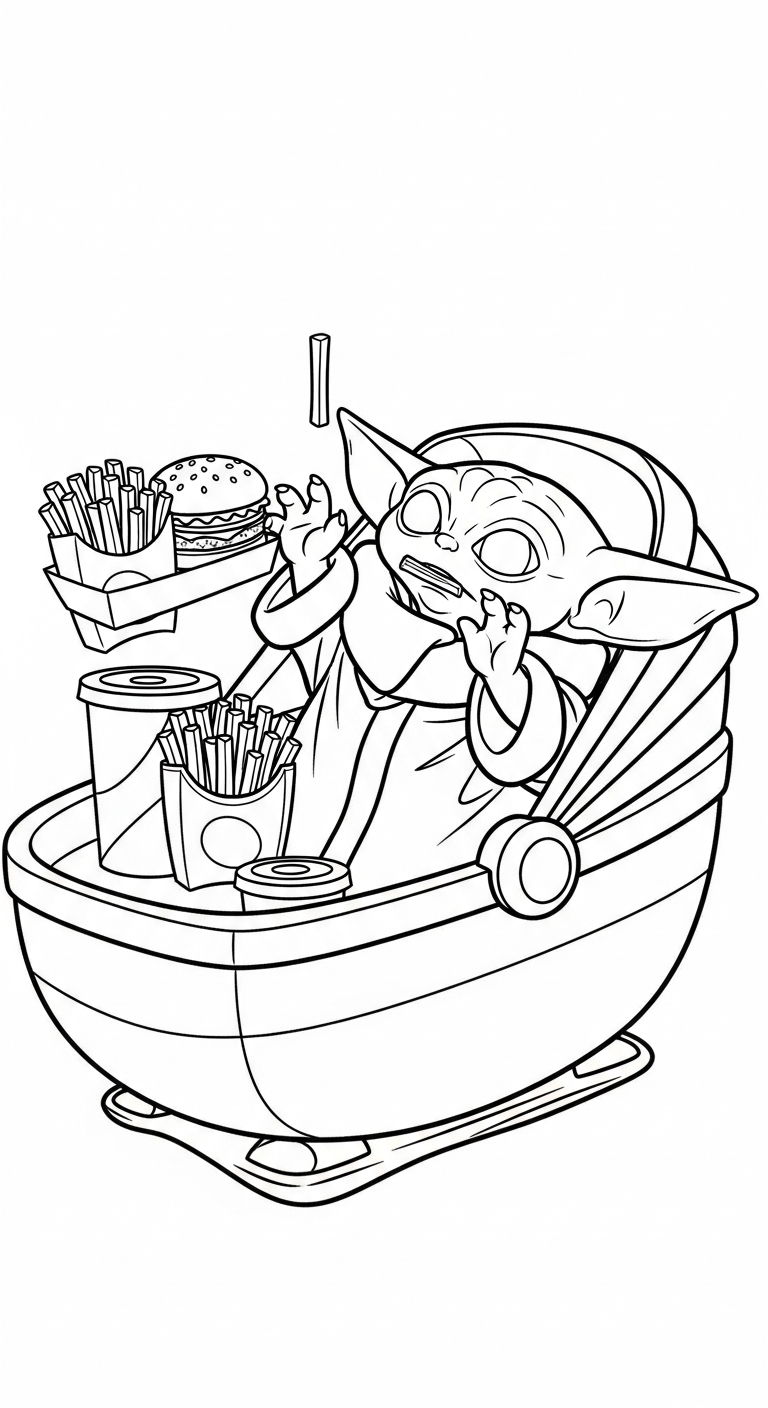 coloriage Frites updated et dessin a imprimer 2