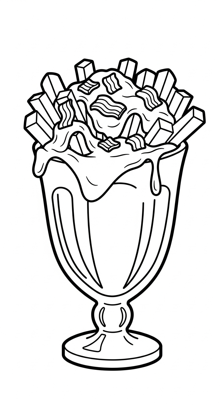 coloriage Frites updated a dessiner en ligne 1