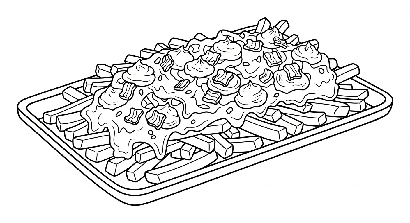 coloriage Frites updated à imprimer pour enfant de 6 ans