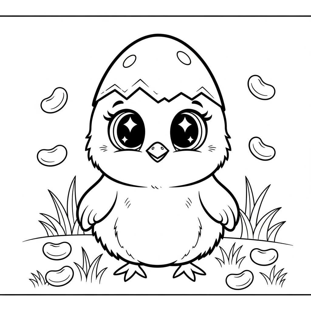 coloriage Kawaii Animaux updated gratuit à imprimer 1