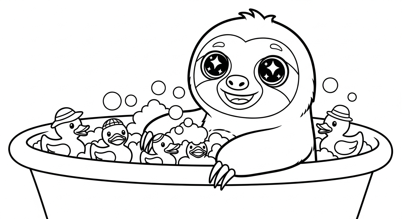 coloriage Kawaii Animaux updated à imprimer 1