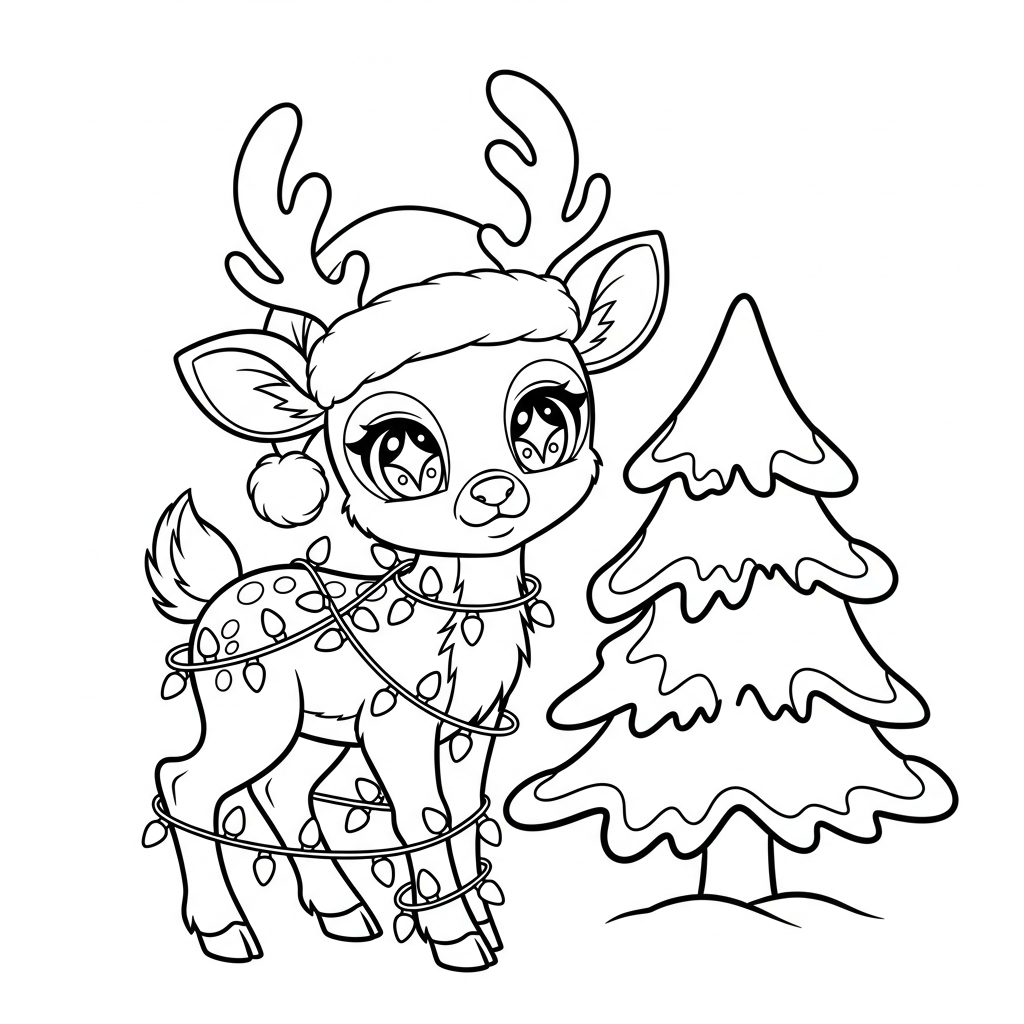 a imprimer coloriage Kawaii Animaux updated gratuit